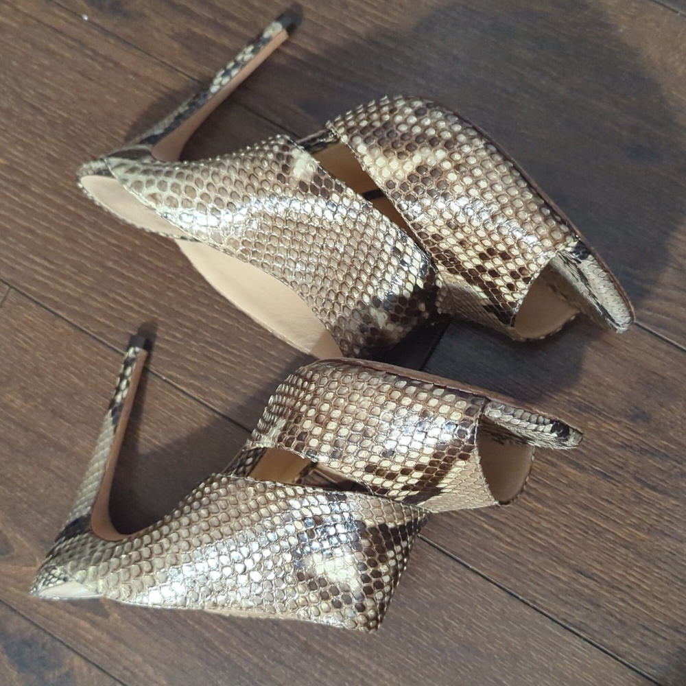 Alexandre Birman Latoya Metallic Python Mule - Picture 5 of 12
